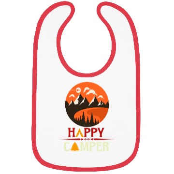 Discover Happy camping Bibs