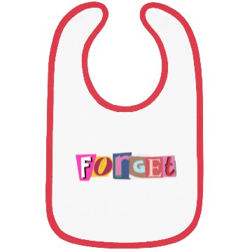 Discover Forget, embrace the present- Positive Vibes Bibs
