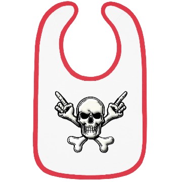 Discover #1 Skull & Bones Bibs
