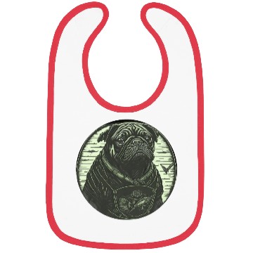 Discover Tough Pug Circle Bibs
