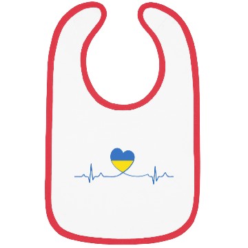 Discover My Heart Beats For Ukraine Bibs
