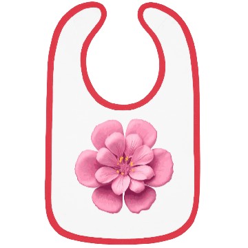 Discover Pink Sakura flower Bibs