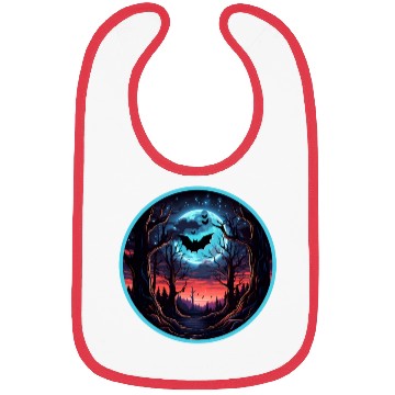 Discover Bats Bat Fruit Bats Halloween Bibs