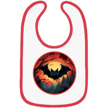Discover Bats Bat Fruit Bats Halloween Bibs
