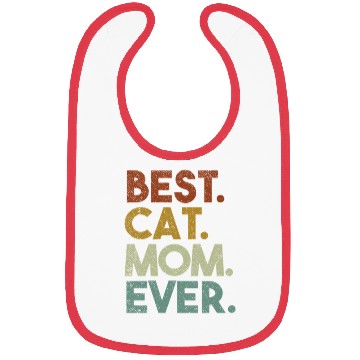 Discover Best Cat Mom Ever Crazy Cat Lady Bibs