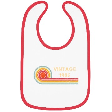 Discover Vintage 1985 birthday retro design Bibs