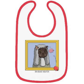 Discover Newton Cat Graphic Bibs
