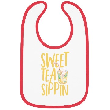Discover Sweet Tea Sippin Iced Tea Drink Ice Tea Bibs