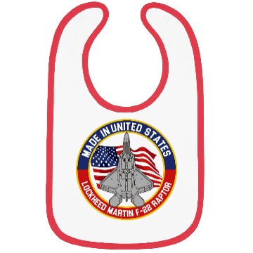 Discover F 22 Raptor Made in USA Bibs