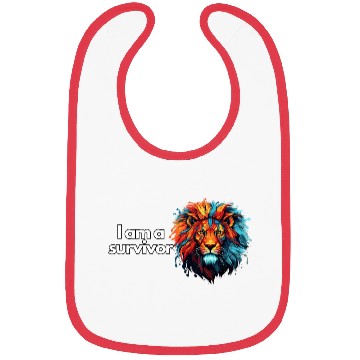 Discover Lion Artwork Bibs
