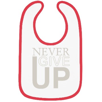 Discover never give up Bibs