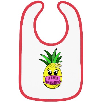 Discover Sweet Pineapple Bibs