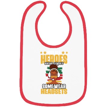 Discover Not All Heroes Wear Capes Awesome Melanated Bibs