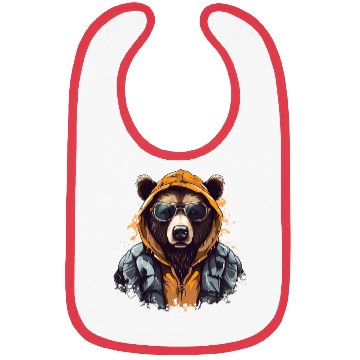 Discover Street Style Brown Bear | Bear Lovers Bibs