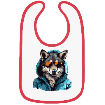 Discover Street Style Gray Wolf | Wolf Lovers Bibs