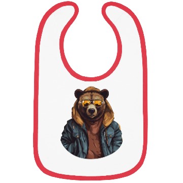 Discover Street Style Brown Bear | Bear Lovers Bibs