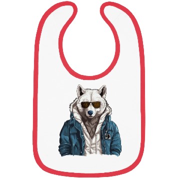 Discover Street Style Arctic Wolf | Wolf Lovers Bibs