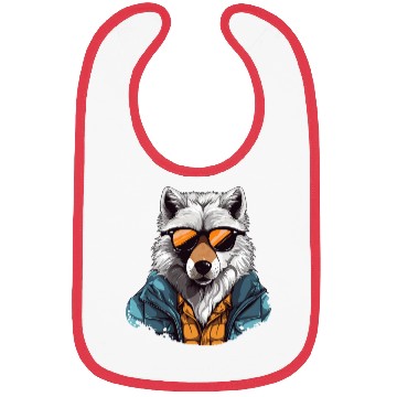 Discover Street Style Arctic Wolf | Wolf Lovers Bibs