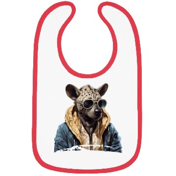 Discover Street Style Spotted Hyena | Hyena Lovers Bibs