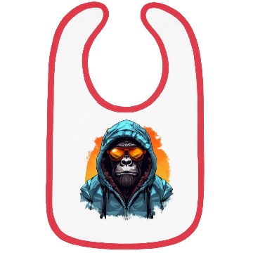 Discover Street Style Mountain Gorilla | Gorilla Lovers Bibs