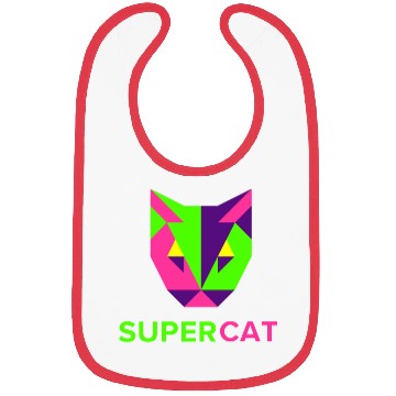 Discover Super cat Bibs