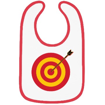 Discover Arrow game red & yellow Bibs