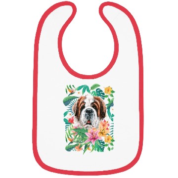 Discover Tropical Saint Bernard Bibs