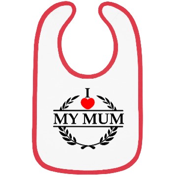 Discover I heart love my mummy Bibs
