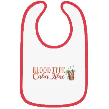 Discover Blood Type Cuba Libre Cocktail Bartender Bibs