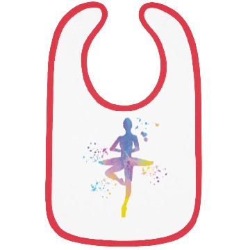 Discover Ballet Dancer Colorsplash Ballerina Bibs
