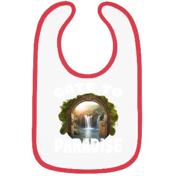 Discover Gate To Paradise Waterfall Door Paradise Dreaming Bibs