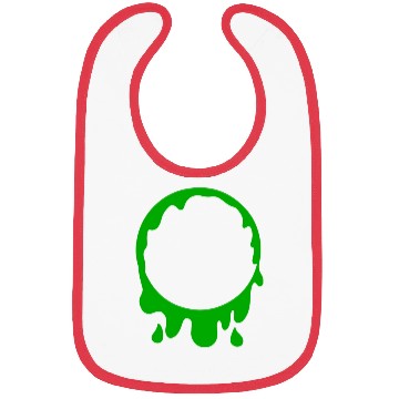 Discover Green Slime Coffee Cup Bibs