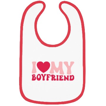 Discover I Love My Boyfriend Bibs