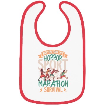 Discover Horror Zombie Runner Half Marathon Running Jogging Bibs