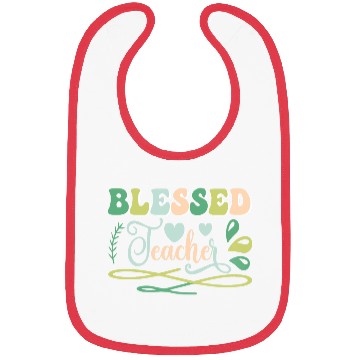 Discover Blessed Teacher Back to School Design Bibs