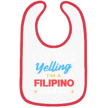 Discover Funny Talking Joke for Filipino Americans Bibs
