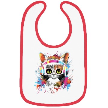 Discover Kitty Beats Bibs