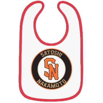 Discover Bitcoin Logo Baseball Bibs