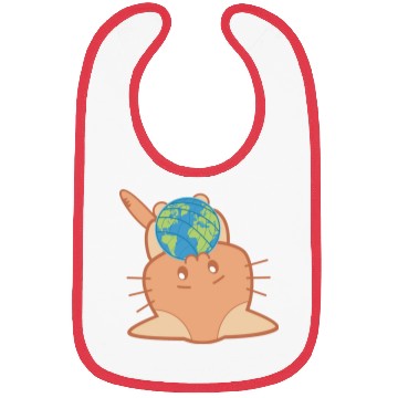 Discover The World Is Meow Bibs