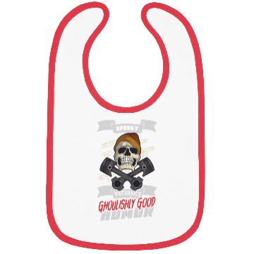 Discover Skeleton Mechanic Horror Garage Funny Bones Spooky Bibs