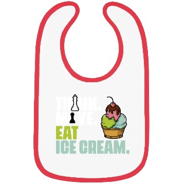 Discover Funny Board Game Enthusiast For Ice Cream Lover Bibs