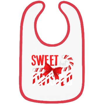 Discover Sweet But Twisted Christmas Candy Cane Bibs