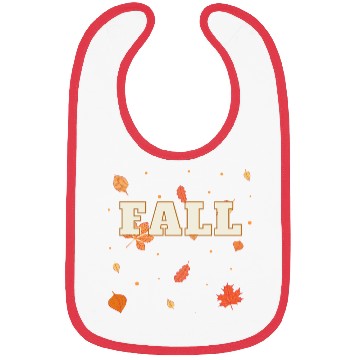 Discover Autumn Serenity, Whimsical Leaves Bibs