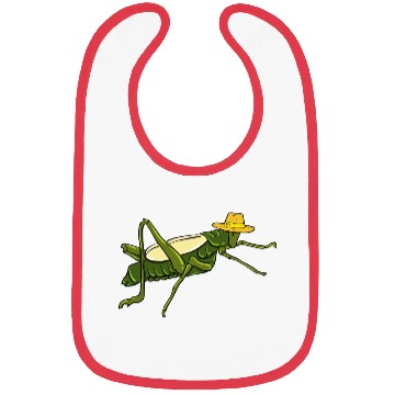 Discover Grasshopper Insect Bug Lover Green Nature Locusts Bibs
