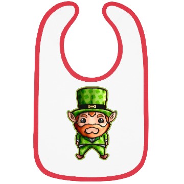Discover Cute Kawaii Irish Elf With Shamrock Hat For St Bibs