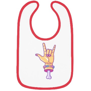 Discover Rock On Sweet Lovers Bibs