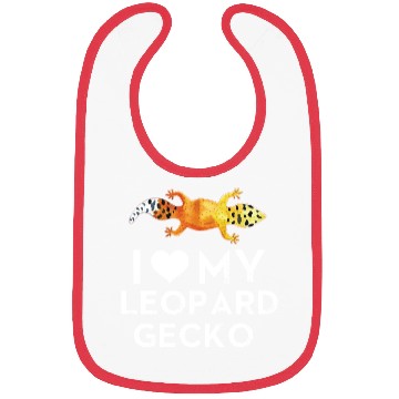Discover I Love My Leopard Gecko Bibs