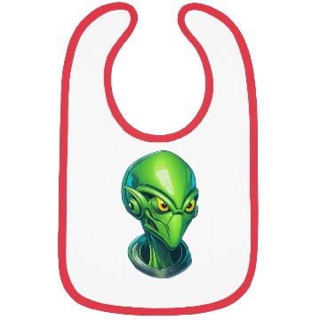 Discover Cool Alien Cyborg Head Bibs