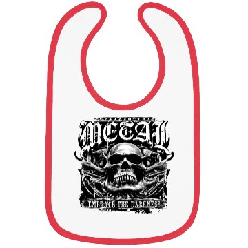 Discover Embrace the darkness, unleash the metal Bibs
