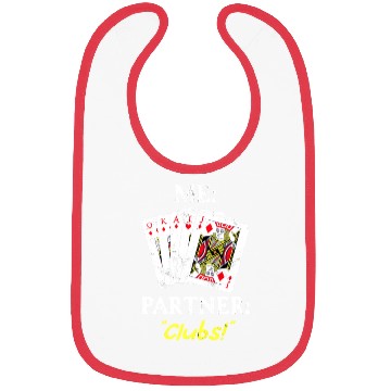 Discover Funny Euchre Partner Card Game Player Bibs